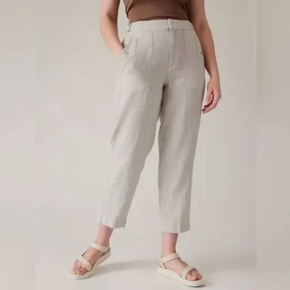 Athleta‎ Voyager Linen Pant Size 12